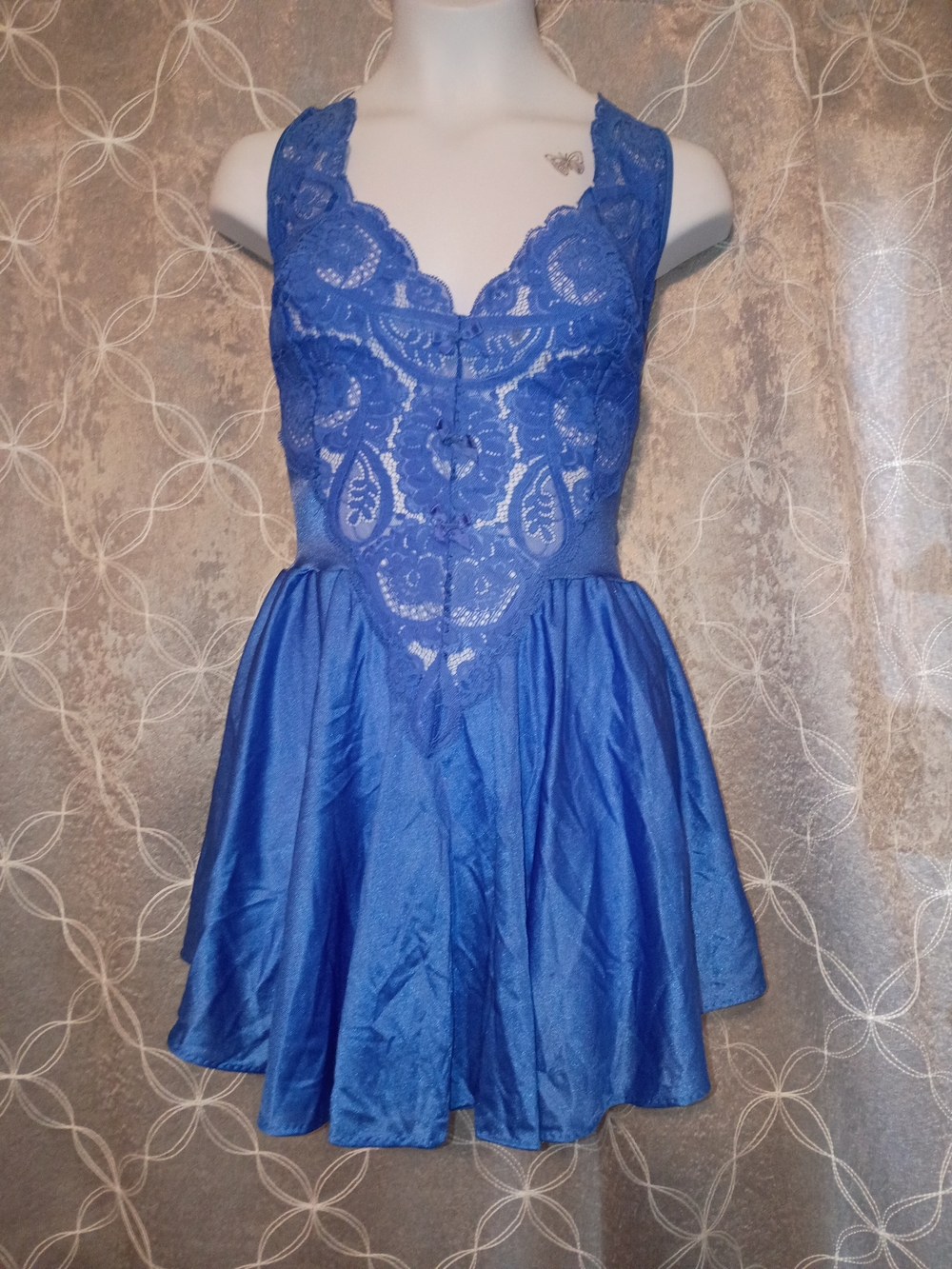 💙OLGA BLUE LINGERIE DRESS💙